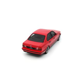 BMW E34 M5 20 Jahre Mugello Red 274 1992 OttO mobile 1:18 Resinemodell (Türen, Motorhaube... nicht zu öffnen!)